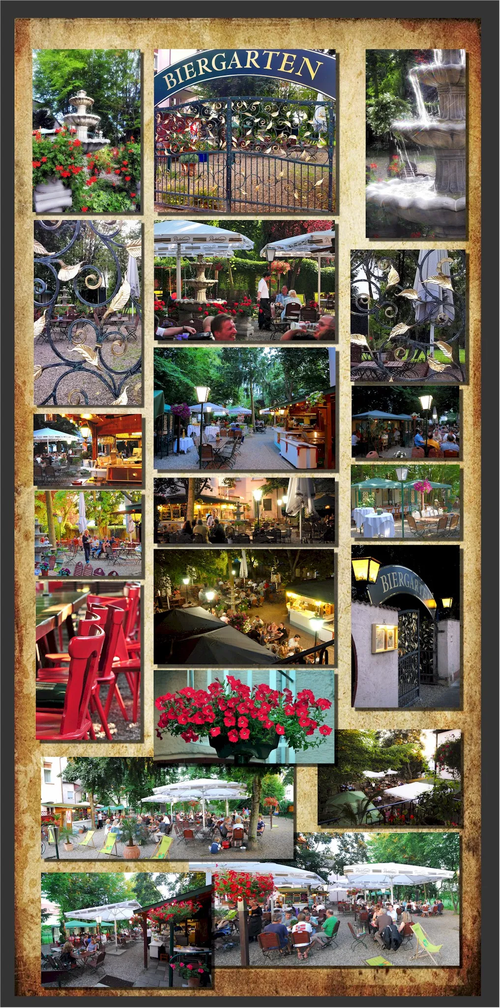 Unser Biergarten im Rheinischen Hof Pfungstadt